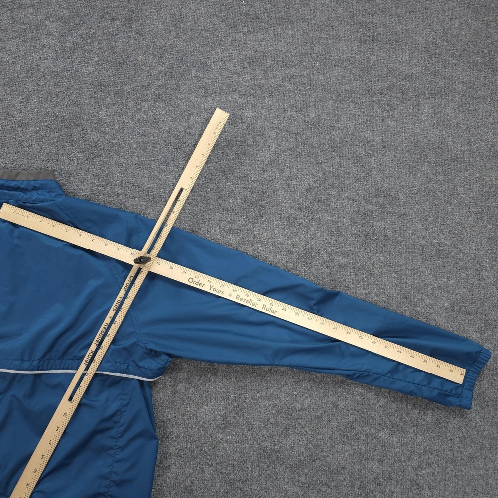Novara Jacket Mens XL Blue Cycling Conversion Reflective Full Zip Vented Outdoor - Picture 13 of 14